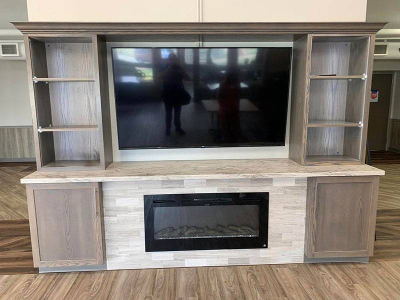 An interior shot of the TV area at Silver Foxes, from the Silver Foxes Gallery.