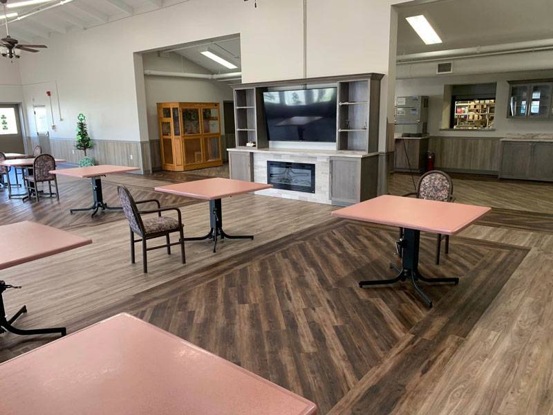 An interior shot of the Silver Foxes facility, from the Silver Foxes Gallery.