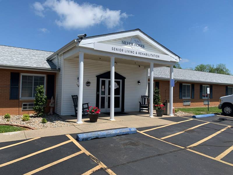 An exterior shot of the Silver Foxes facility, from the Silver Foxes Gallery.